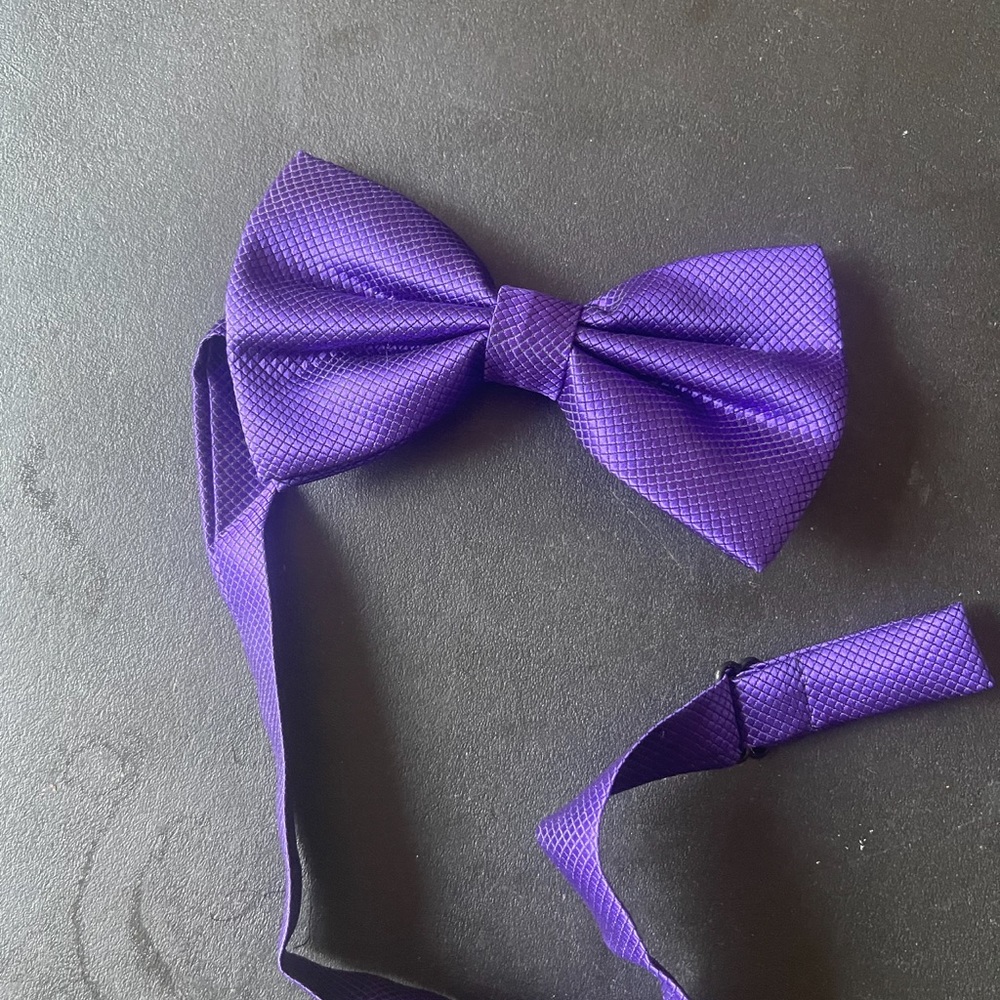 New Purple Bow Tie